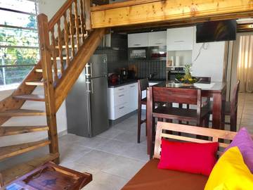 Gîte pour 4 personnes, avec vue à Les Trois-Îlets