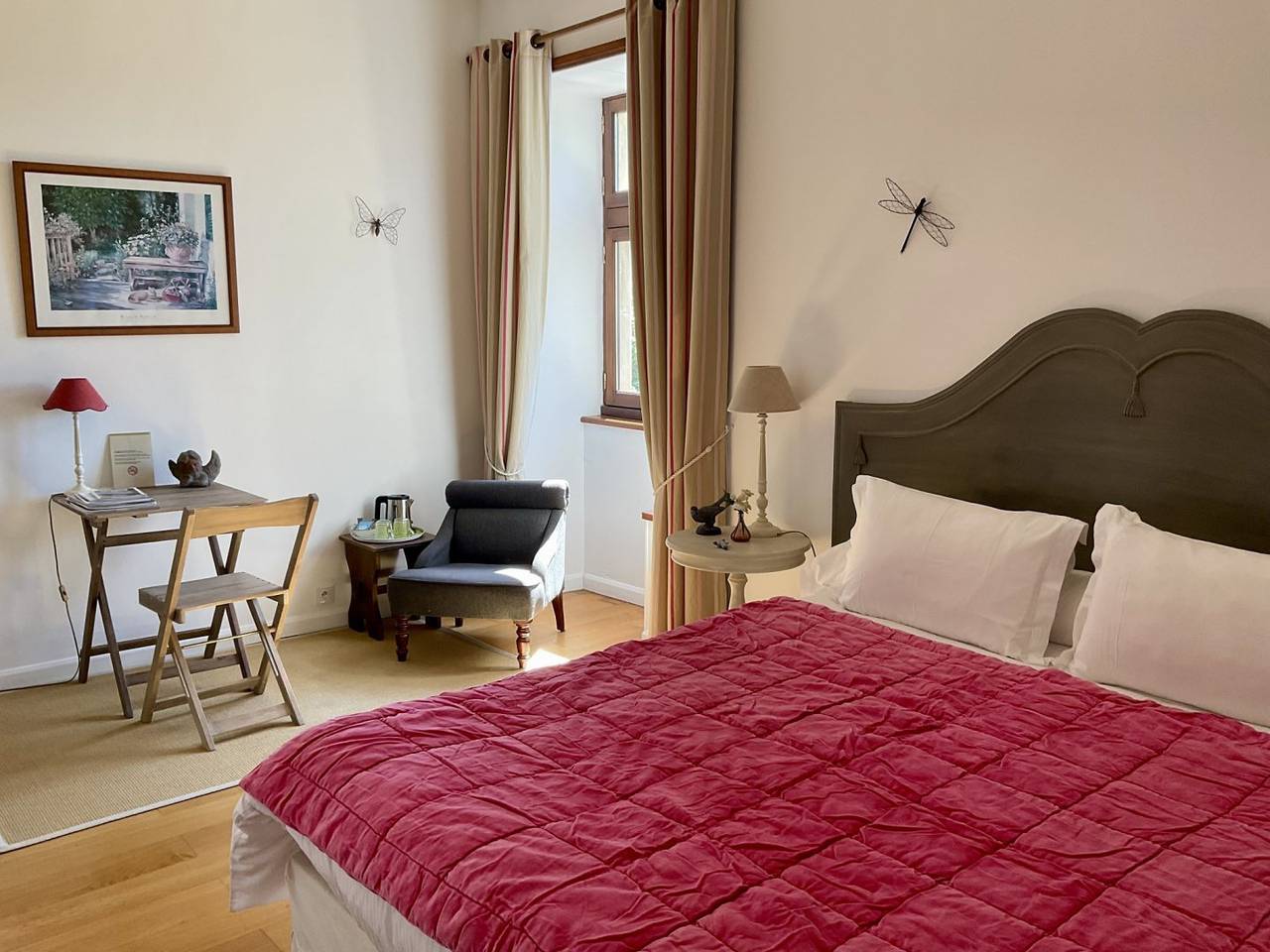 Chambres d'hôtes Manoir de Beaucron - Chambre « Héron » in Brucheville, Carentan les Marais