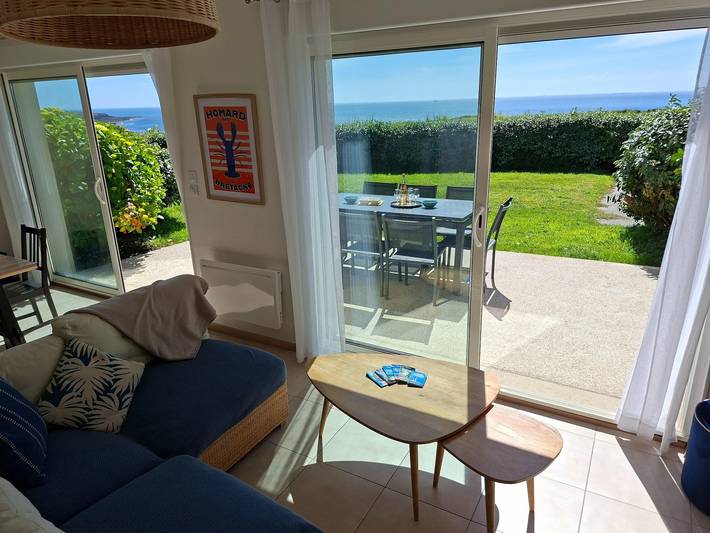 Location de vacances pour 8 personnes, avec Vue sur l’océan et Terrasse à Le Conquet