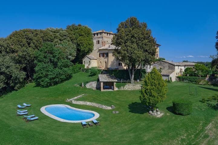 Location de vacances pour 16 personnes, avec sauna ainsi que vue et jardin à Buonconvento - 4