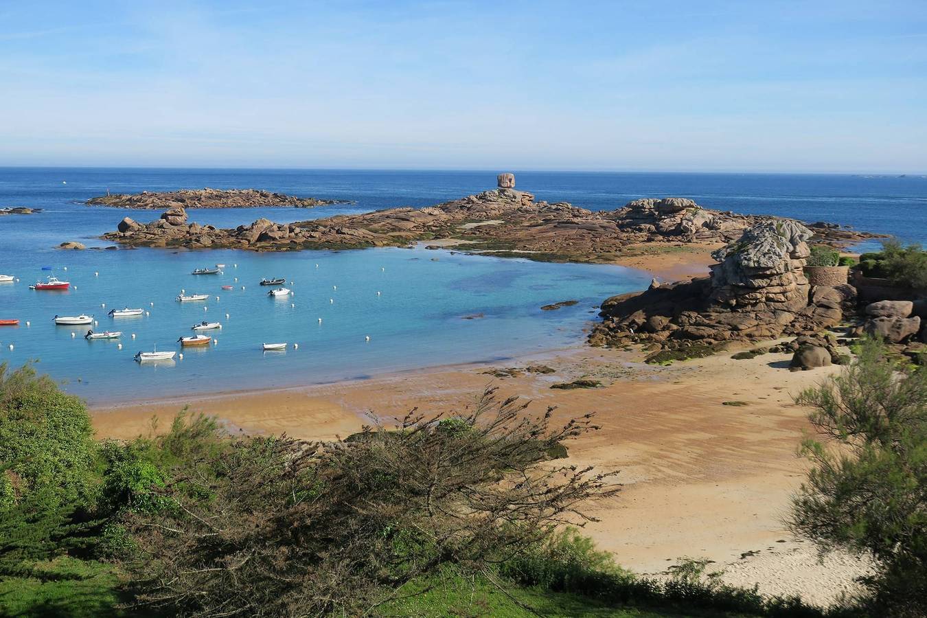 Appartement entier, Appartement avec superbe Vue Mer à Tregastel in Coz-Pors, Trégastel