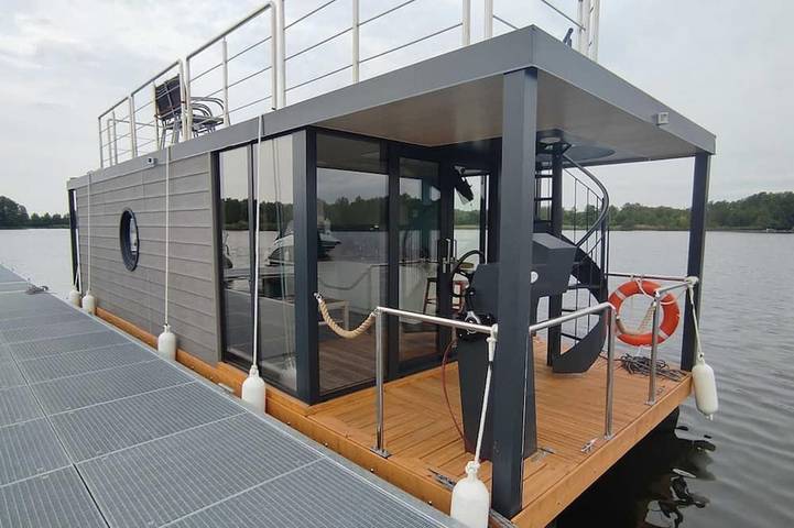 Hausboot für 5 Personen, mit Terrasse - 1