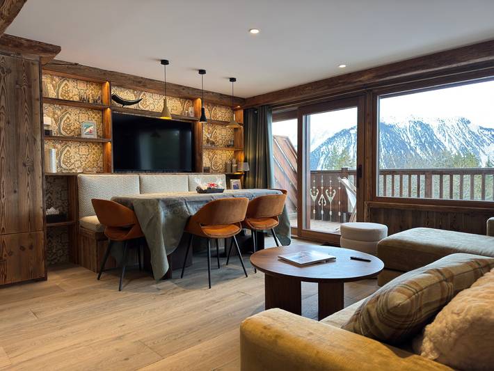 Gîte pour 6 personnes, avec balcon dans Courchevel 1850
