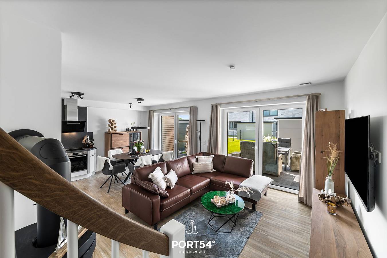 Wellenrauschen - Terrasse, Balkon, Sauna, Kamin, Nordsee- & Strandnah in Büsum, Nordseeküste