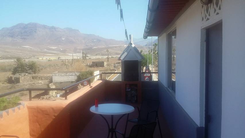 Apartamento para 4 personas, con vistas y balcón/terraza en La Aldea de San Nicolás