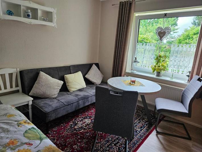 Ferienwohnung für 2 Personen, mit Terrasse und Garten sowie Ausblick in Divitz-Spoldershagen