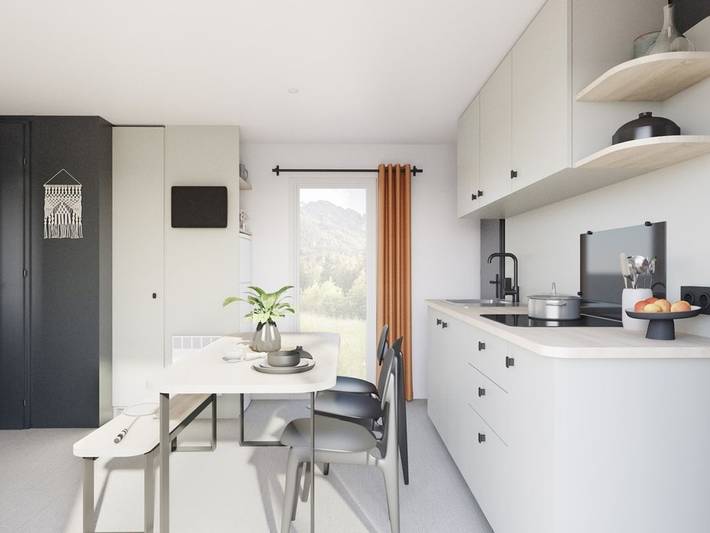 Mobil home pour 7 personnes, avec piscine, animaux acceptés à Seillac - 3