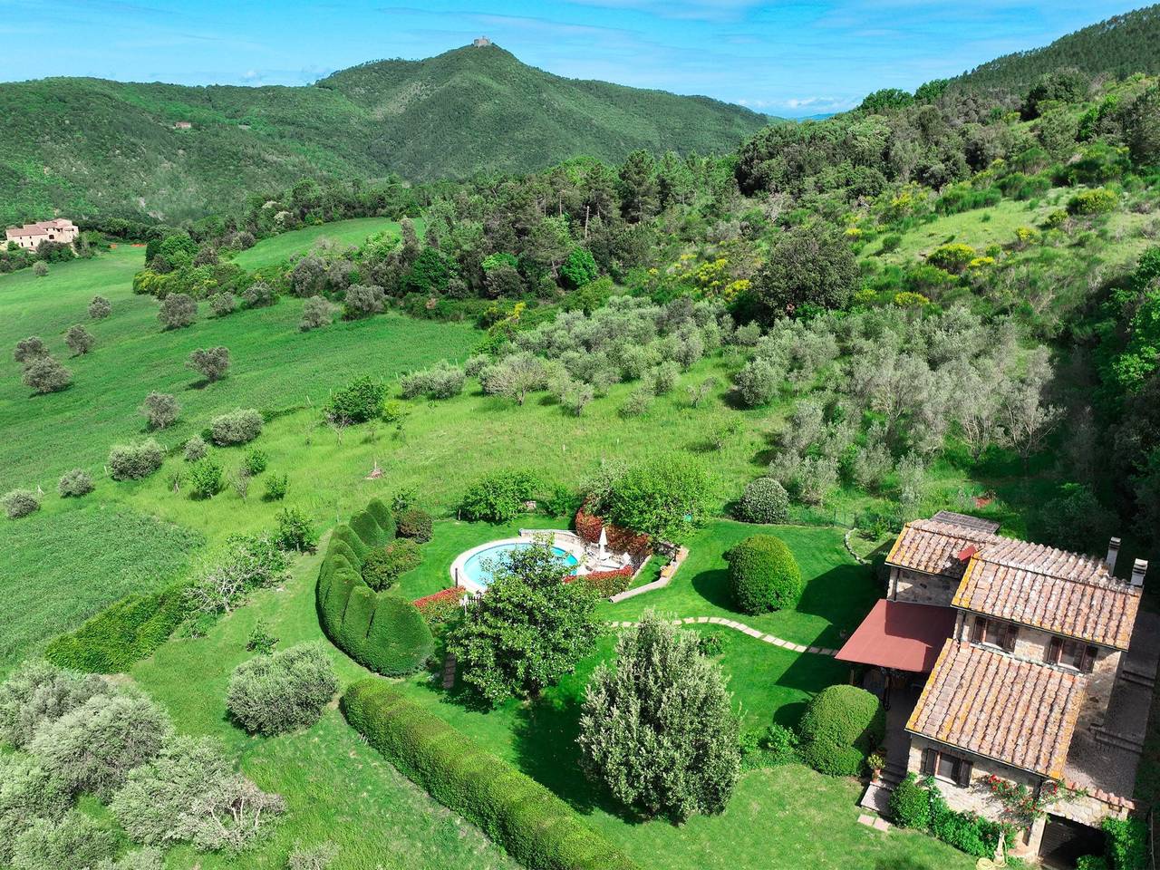 Anwesen "Toskanische Villa" mit privatem Pool in Pomarance, Riserva Naturale di Monterufoli