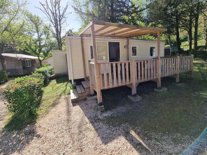 Mobil home pour 5 personnes, avec bassin pour enfant à Saint-Jean-de-Valériscle - 2