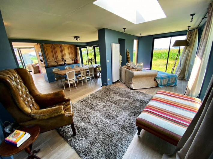 Ferienhaus für 10 Personen, mit Terrasse und Garten sowie Ausblick