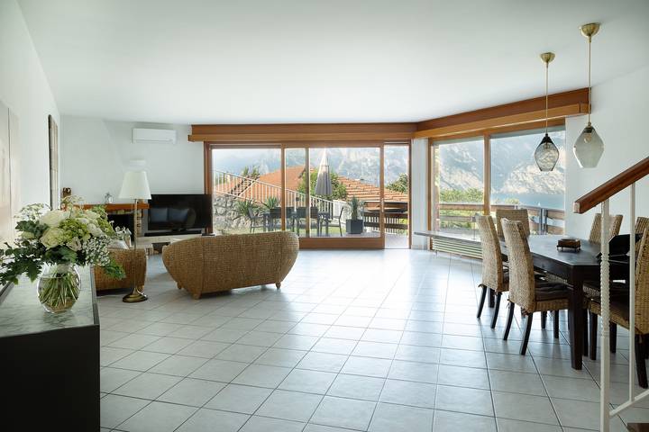 Ferienwohnung für 7 Personen, mit Balkon und Garten sowie Seeblick in Torbole - 4