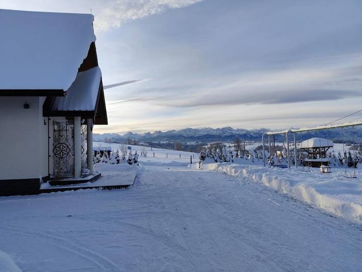 Dom dla 6 osób, z taras i widok w Gliczarów Dolny