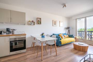 Gîte pour 2 personnes, avec balcon à Blonville-sur-Mer