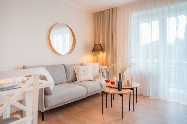 Ferienwohnung für 4 Personen, mit Ausblick und Balkon, mit Haustier in Wangerland