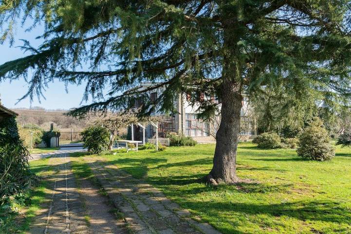 Villa per 15 persone, con giardino e panorama nonché piscina, con animali domestici sul Lago di Bracciano