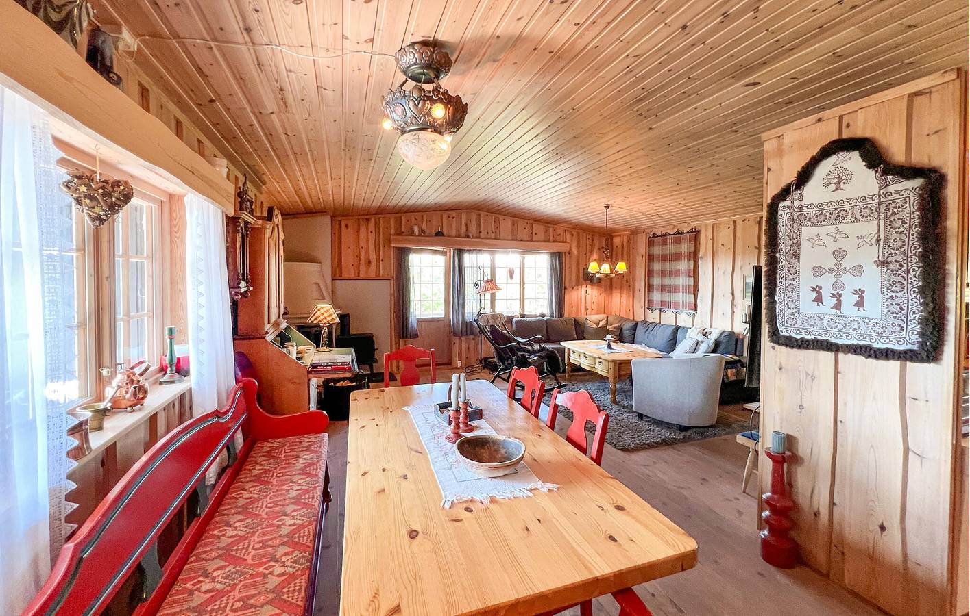 Ferienhaus für 6 Personen mit Sauna in Sjusjoen, Ringsaker
