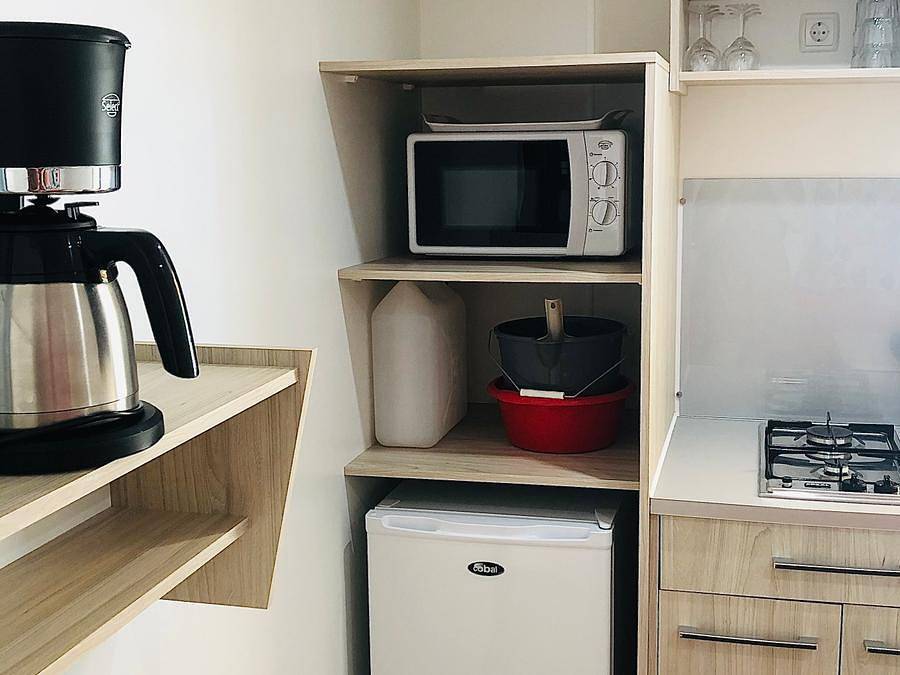 Camping Noix de Pecan'y - Mobilheim 5 personen - Sommer Mobilheim mit Sanitäranlagen in Le Buisson-de-Cadouin, Périgord Noir