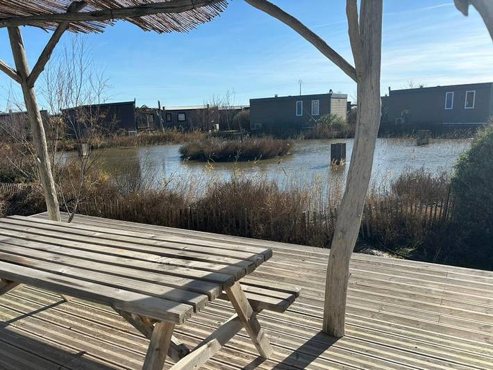 Camping Les Bois Flottés - Mobilheim 4 personen - Iroise Komfort in Salin-de-Giraud, Arles
