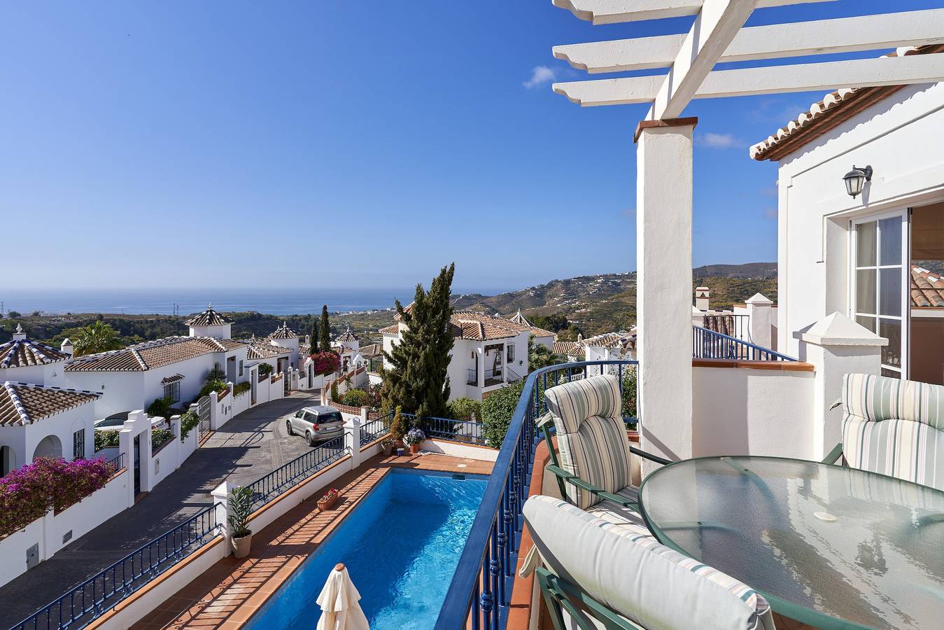 Casa Vacacional "Impresionante Villa con Piscina Privada", Vistas al Mar y Wi-Fi in Frigiliana, Cordillera Penibética