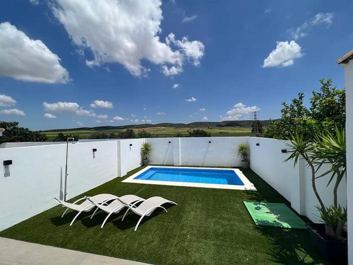 Casa rural para 10 personas, con vistas y vistas al lago además de jardín y piscina en Arcos de la Frontera - 2