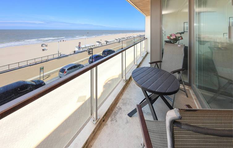 Appartement voor 8 personen, met Terras aan de Belgische Kust