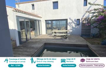Maison De Vacances pour 8 Personnes dans La Guérinière, Noirmoutier, Photo 1