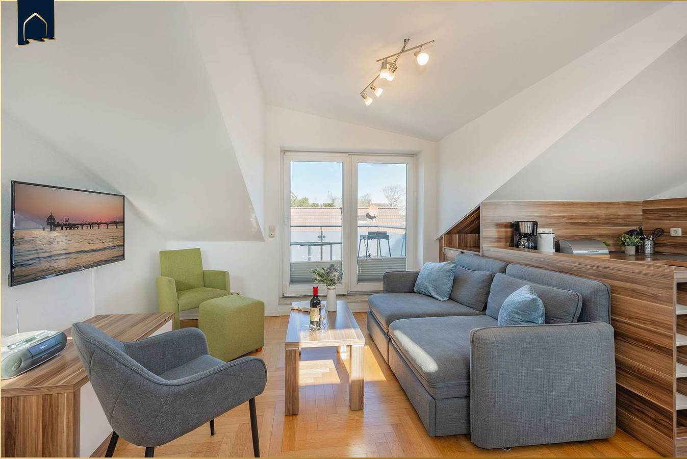 Entire apartment, Ferienwohnung in Zinnowitz mit Balkon und Wlan – nah am Strand auf Usedom in Zinnowitz, Usedomer Norden