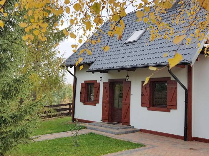 Domek letniskowy dla 10 osób, z Balkon i Taras oraz Ogród i Sauna w Bory Tucholskie