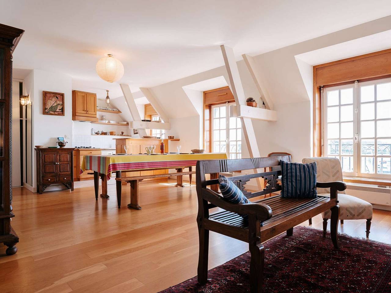 Appartement entier, La Trinité/Mer, appt spacieux 4p, 100m², 3 ch, wifi, animaux admis in La Trinité-sur-Mer, Côte des Mégalithes