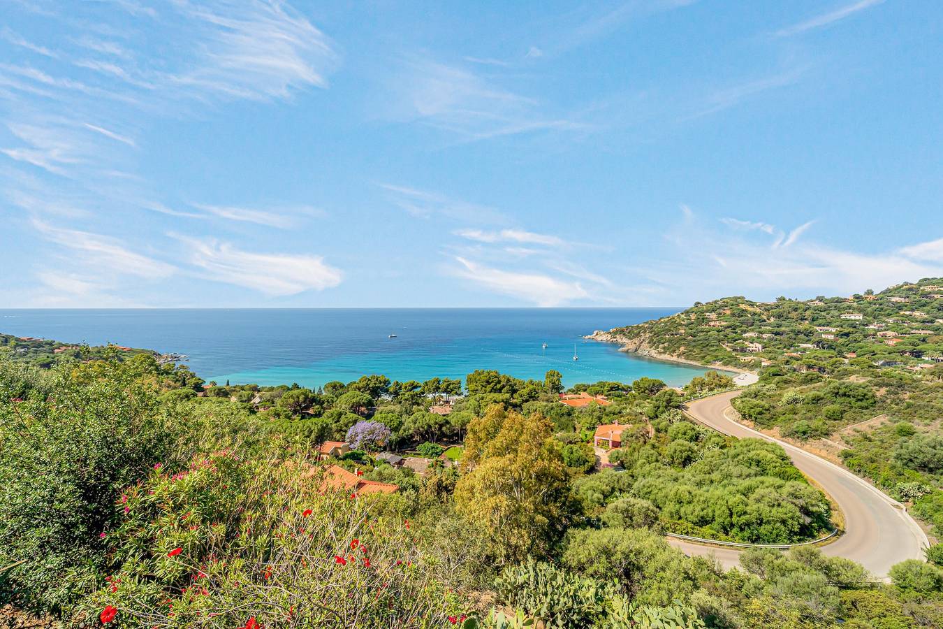 Villa "Sardinia Villa Torre delle Stelle" mit Meerblick, 2 privaten Terrassen und Wlan in Torre delle Stelle, Cagliari Provinz