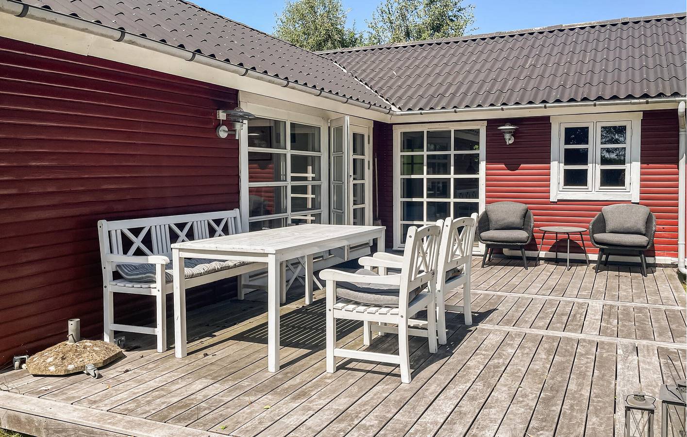 Ferienhaus für 6 Personen mit Terrasse in Vig, Nordwestseeland