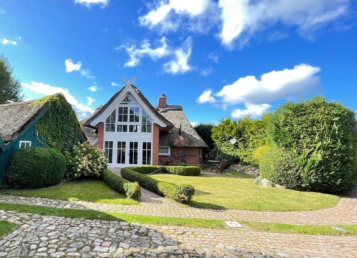 Ferienhaus für 6 Personen, mit Balkon/Terrasse und Terrasse sowie Garten und Ausblick in Grube