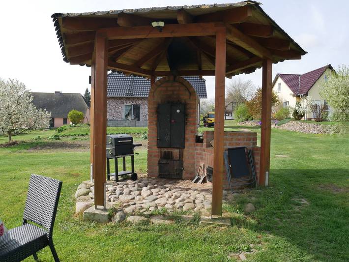 Ferienwohnung für 5 Personen, mit Garten und Balkon sowie Seeblick und Ausblick, kinderfreundlich in Krummin - 4