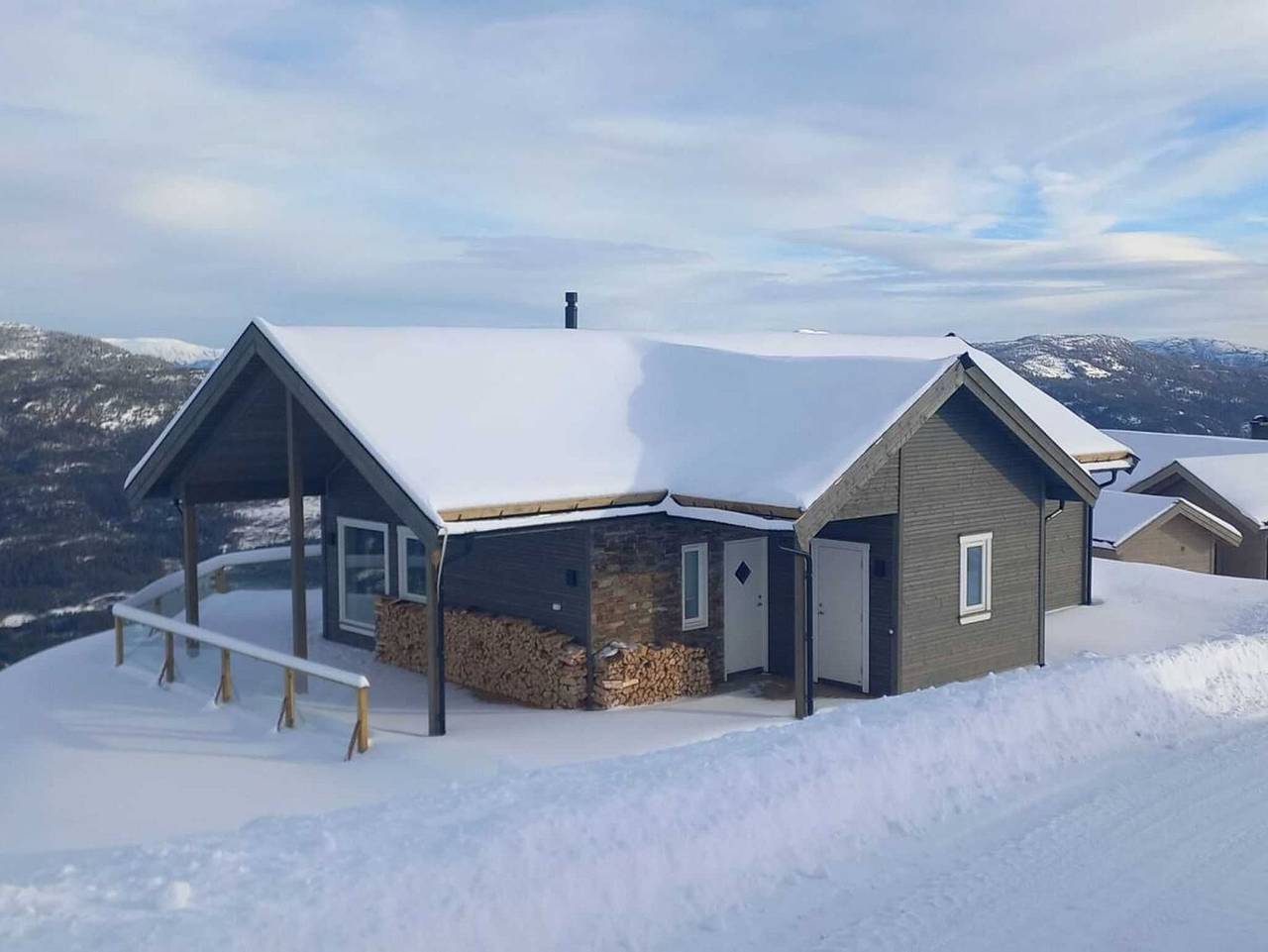 Ferienhaus Trollebo in Eidstod, Kviteseid