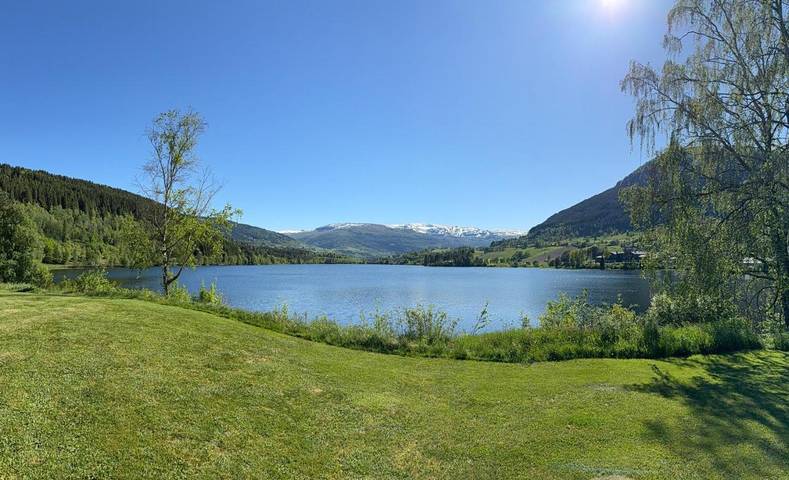 Bungalow für 3 Personen, mit Seeblick und Garten sowie Terrasse und Ausblick in Norwegen - 4