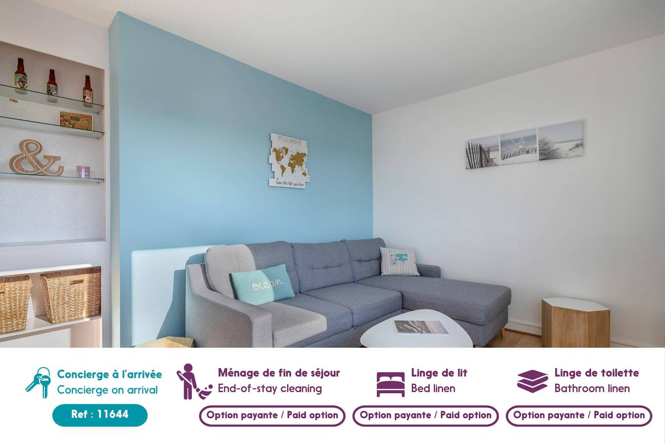 Ganze Wohnung, Appart pour 4 en plein coeur de La Baule in La Baule-Escoublac, Côte d'Amour