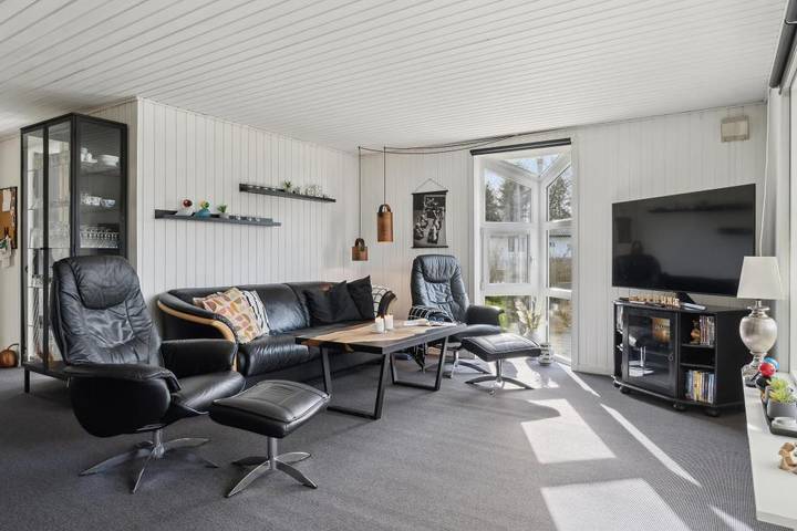 Idyllisches Ferienhaus mit Sauna, Whirlpool und Platz für die ganze Familie in Nørhede Vest, Ulfborg