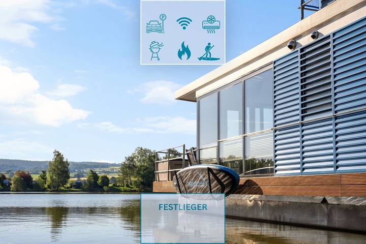 Ferienhaus für 4 Personen, mit Terrasse und Seeblick sowie Ausblick