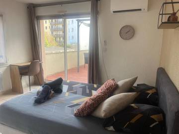 Gîte pour 2 personnes, avec terrasse, animaux acceptés à Tarbes