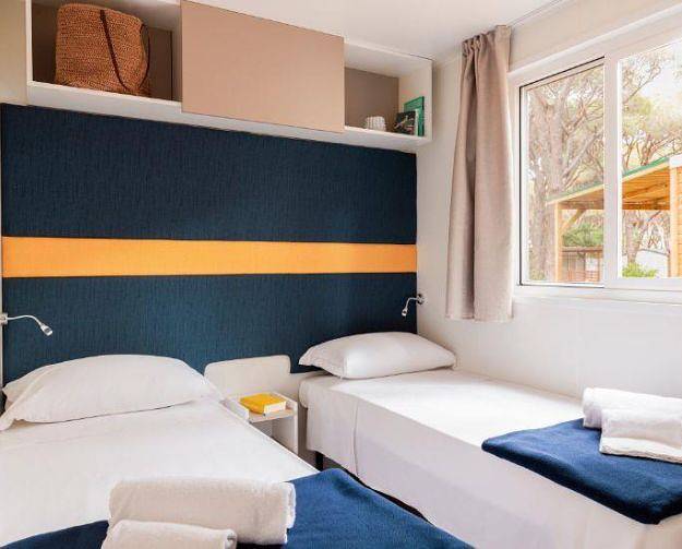 Feriendorf Le Marze Mobilehome Lodge Maremma für 5 Personen in Marina di Grosseto, Grosseto