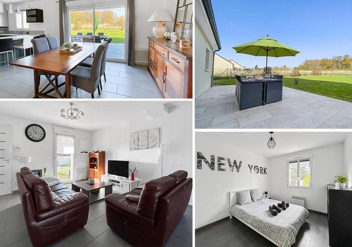 Location de vacances pour 6 personnes, avec Terrasse ainsi que Jardin et Vue à Cormeray (Loir-et-Cher)