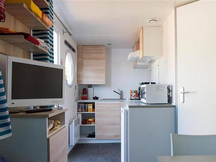 Camping Le Petit Bois - Mobilhome 2 personas - Confort casa móvil 16 m² - 1 dormitorio 2 pers in Saint-Jean-de-Monts, Vandea