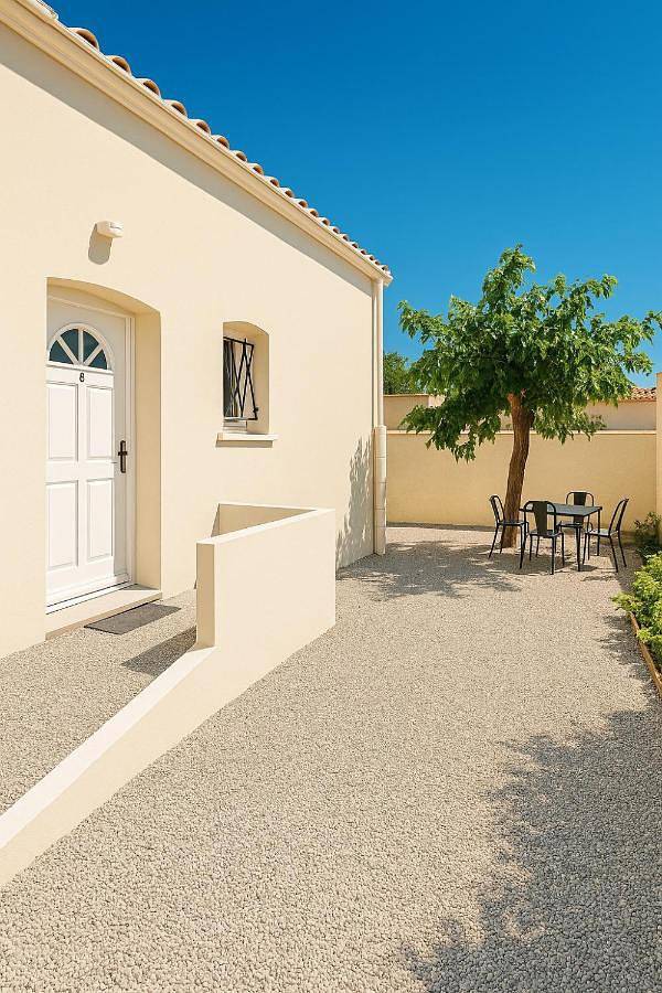 Appartement de vacances pour 4 personnes, avec jardin et terrasse
