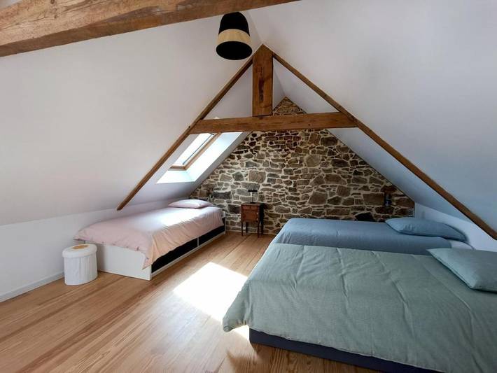 Location de vacances pour 5 personnes, avec jardin, animaux acceptés à Saint-Gilles-Pligeaux - 3