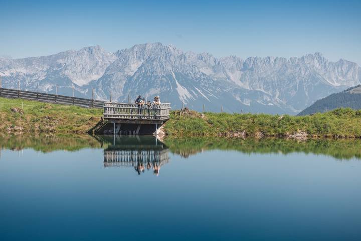 Hütte für 4 Personen, mit Balkon und Terrasse sowie Garten in Fieberbrunn - 3