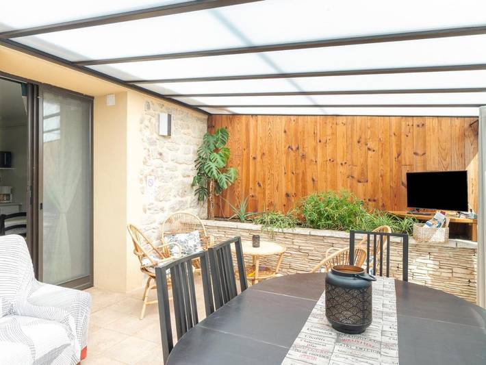 Maison de vacances pour 5 personnes, avec vue et jardin