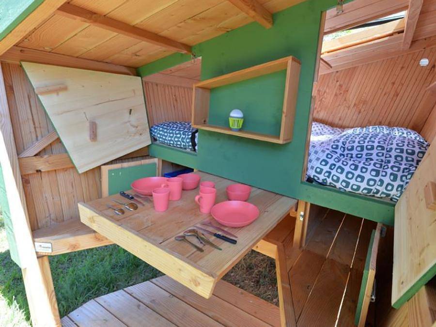 Camping Le Tindio - Hébergement 2 personnes - Caban'étapes in Arzon, Côte des Mégalithes