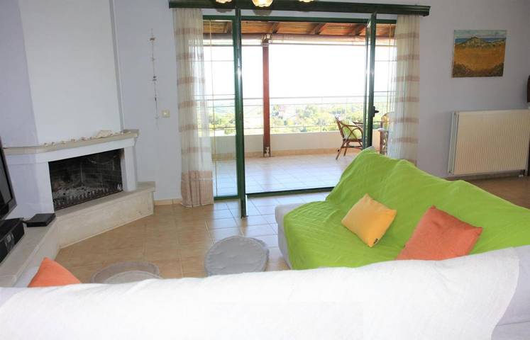 Ferienhaus für 10 Personen, mit Balkon und Terrasse sowie Garten und Ausblick