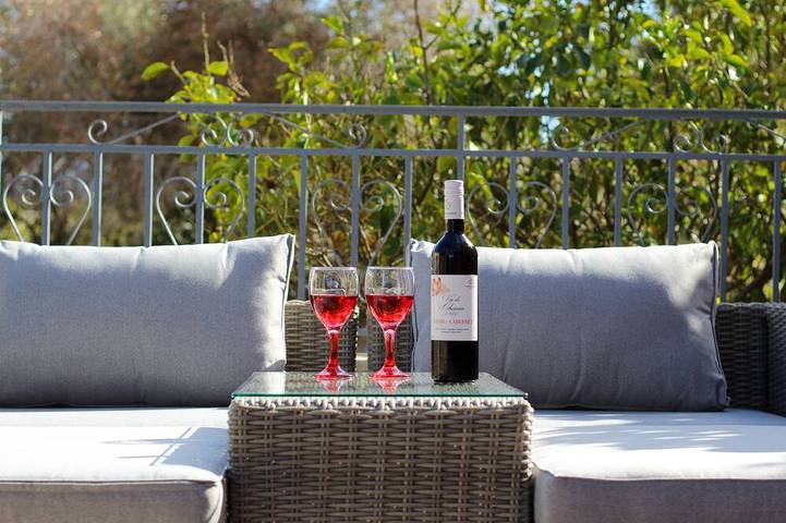 Ferienhaus für 7 Personen, mit Garten