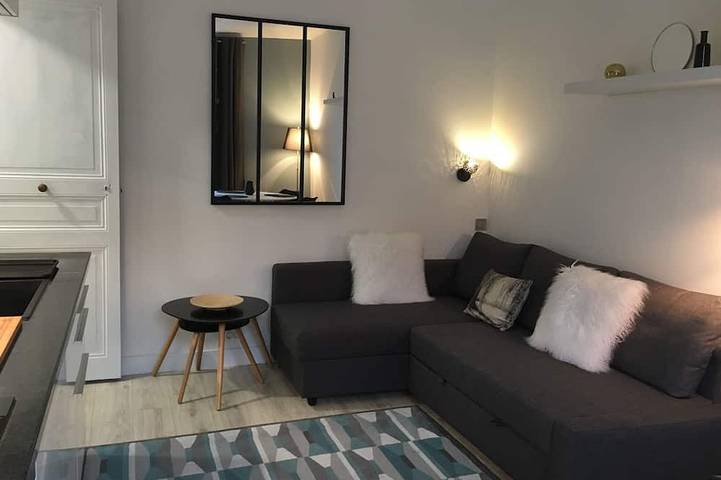 Appartement entier, Joli 2 pièces design scandinave à 50m de la plage in Houlgate, Région de Lisieux